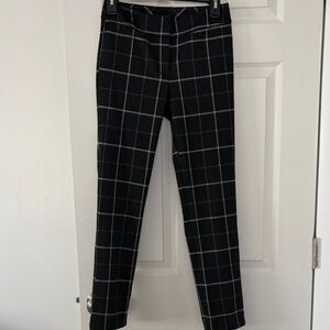 Ann Taylor Black Plaid Men's Dress Pants